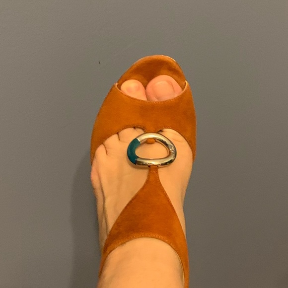 Authentic Christian Dior Bulky Heel Sandals - Picture 8 of 8